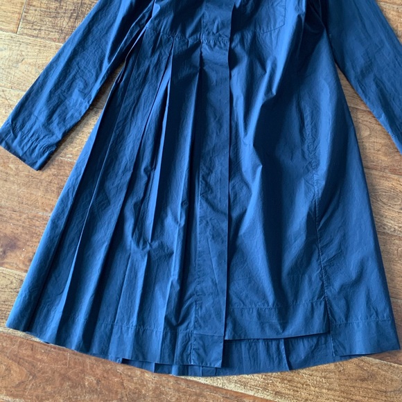 Marni Dark Blue Collared Button Down Dress - Picture 4 of 4